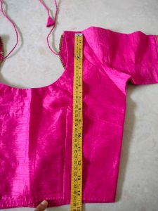 Pink Embroidered Saree