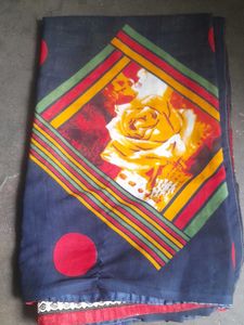 Abstract Print Saree