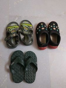 Kids' Shoe Bundle - Sandals, Flip-Flops, Slippers