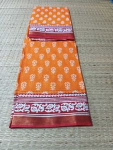 Combo Pack Of 2 Cotton saree Without Blouse