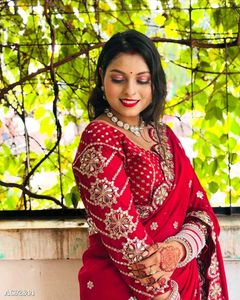 Karwachauth Special Red Saree