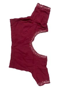 Elegant Maroon Saree