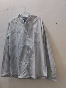 Shirt With Henley Neck