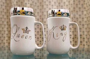 👑King & 👑Queen Mug Set - Perfect for Couples!