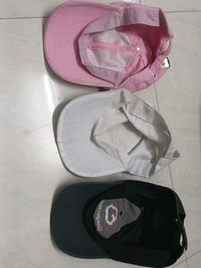 Hat-trick Hats Pink-white-Black