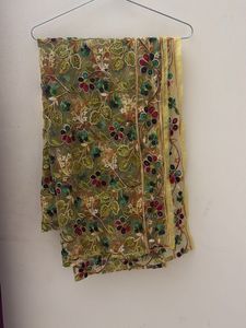 Floral Embroidered Dupatta