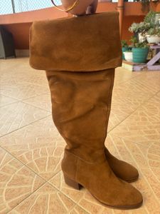 Suede Over the Knee Boots