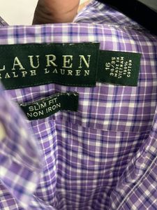 Ralph Lauren Purple Checkered Shirt