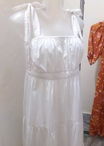 White Cotton Sundress