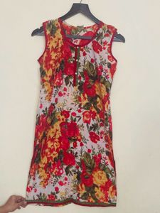 Neerus Red Kurta