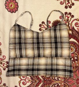 Checkered Crop Top