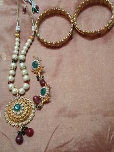 Saree Blouse Jewellery Combo