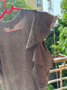 New Khakhi Grey Top