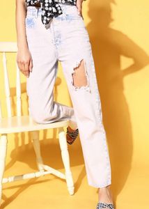 Sassafras Women High Rise Regular Fit Denim
