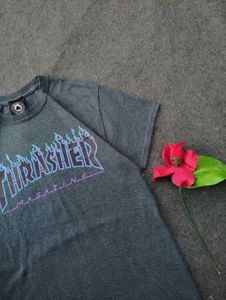 THRASHER grey Tshirt For Mens
