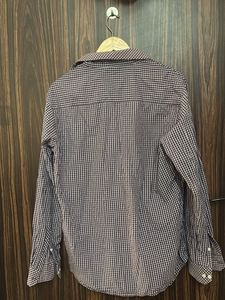 Lavender Check Shirt Men 💜