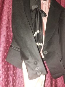 Black Embellished Blazer