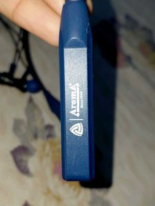 Blue Wireless Neckband Headphones