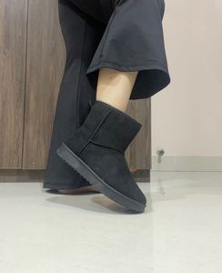 Mid-Calf Length Fur Boots