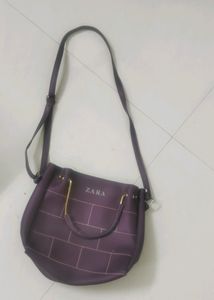 Purple Colour Sling Bag For Women