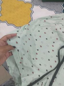 Heart Print Mini shorts