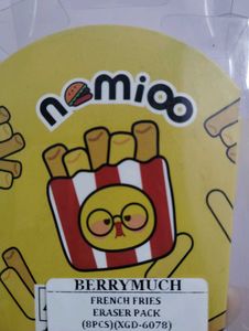 FRENCH FRIES ERASER -8 PCS PACK