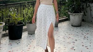 H&M Slit Skirt