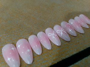 Pink Coquette Press On Nails