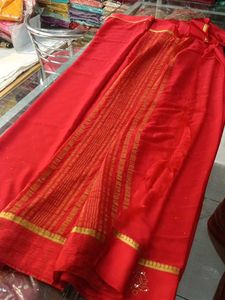 Red Embellished Saree