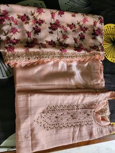 Peach Ethnic Suit