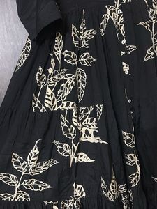 Leaf Print Dress cum gown
