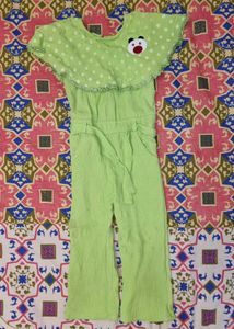 Cute Green Jumpsuit