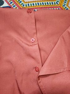 Vintage Style Rust Colour Shirt