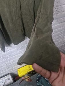 Olive Green Long Sleeve T-Shirt