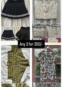Bundle Deal: Cute Tops & Skirt