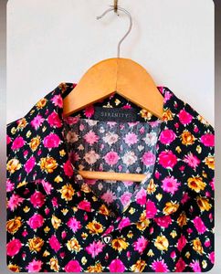Patterned Top Jumpsuit