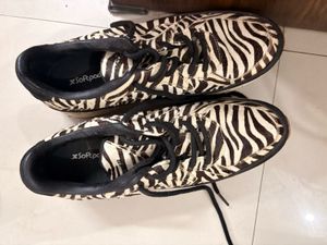 Zebra Print Sneakers