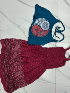 Boho Dress & Top Set
