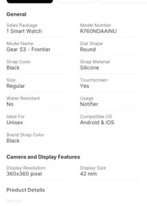 Samsung Gear S3 Frontier