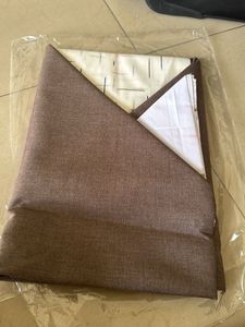 Brown & White Patterned Fabric