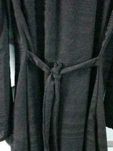 Cold Shoulder Black Mini Dress