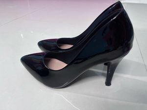 Black Patent Pointed Toe Heels