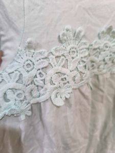 Mint Green Bell Sleeves Top For Girls.