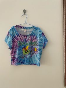 Shein Rick And Morty Crop Top