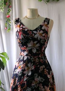 Floral Print Midi Dress