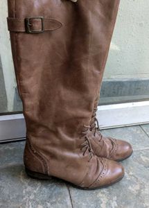 Genuine Soft Leather Long Boots