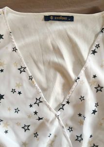 Star Print Blouse