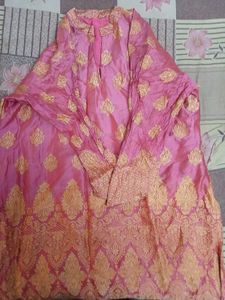 Pink Embroidered Kurta