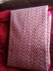 Elegant Purple Saree with Elephant Print