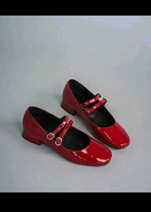 Red Patent Leather Mary Janes